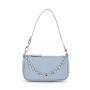 French Design Retro Lady Shoulder Bag Embossed Crocodile Or Lizard Pattern Leather Women Underarm Handbag