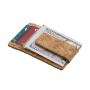 Magnet Clip Card Holder Eco-friendly Men's Vegan Cork RFID Wallet