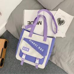 Gelory Gelory High Capacity Waterproof Canvas Teenager Crossbody Bag Custom School Students Oxford Shoulder Handbag