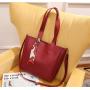 2024 Women's Large Capacity Tote Bag Simple Texture Atmospheric Shoulder Sling Bag Portable Fashion Manufactured Women's Bag