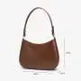 Fully Custom Luxury Classic Womens Shoulder Bags Chic Underarm Bag Trendy Fashion Vegan Leather Custom Logo Ladies Shoulder Bags