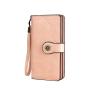 Custom Vegan Leather Coin Purse Long Designer Women Wallet Direct Factory Oil Wax Multi Card Wallets
