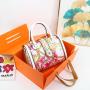 2024 Ladysky Fashion printing hand bag for women quality ladies bag large capacity female bag trending manufacturer 29 cm