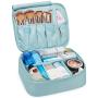 Gelory Travel Makeup Bag Large Cosmetic Bag Makeup Case Organizer for Women and Girls