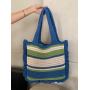 XL332 New Version Shoulder Bag Vintage Handmade Woolen Knitting Bag Lightweight Ladies Tote Bag Imported Shopping Handbag