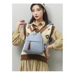 ZR846 Fashion Women Bag Small Backpack New Good PU Girl Waterproof Schoolbag Lady High Quality Zipper Versatile Travel Crossbody
