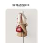 Wholesale Customized LOGO Cute Solid Color Women's Handbag Red Mini Square Tote Chubby Bag Tiny