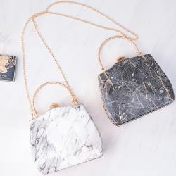 New Style Europe America Evening Bag Popular Portable Handtaschen Frau Stone Grain Bag Shell Type Fashion Design Messenger Bag