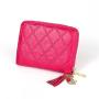 Genuine leather card holder RFID anti-theft women's embroidered multifunctional zipper wallet carteras para mujer