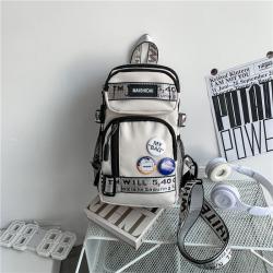 KBW615 Chest Bag Large Capacity Fashion Crossbody Bag High Quality Canvas Sports Travel Backpack Waist Bag