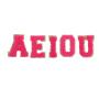 Keymay Best DIY Chenille Letter Patch Full Set Alphabet Patches Embroidery Self Adhesive Sticker Clothes Patches