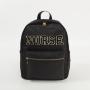 RTS Large Capacity Customizable Logo Travel Storage Bag Macaron Candy Color Black Chenille Patch Nylon Backpack