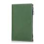 Custom leather travel wallet passport holder RFID passport document wallet with zipper coin purse