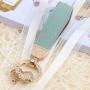 Fashion Ladies Genuine Leather Key Chain Holder Women Luxury Car Key Ring Strap Holder Keychain Holder