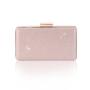 HR472 Ladies Luxury Dinner Clutch Bag Vintage Simple Chain One Shoulder Banquet Bag Shiny Style Square Bridesmaid Handheld Bag