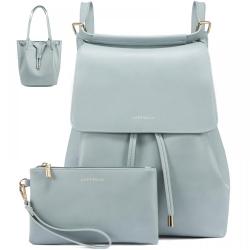 2023 LOVEVOOK Fashion Design Satchels Classic Ladies Hand Bags 2pcs Tote Shoulder Bags Work Elegant Luxury Women PU Handbags