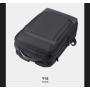 Men's Large Capacity Nylon Business Backpack Waterproof Outdoor Travel Computer Bag with Expansion and Printed LOGO