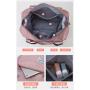 Custom Logo Folding Travel Bags Waterproof Luggage Tote Handbag Travel Duffle Bag Gym Yoga Storage Shoulder Bag For Women Men