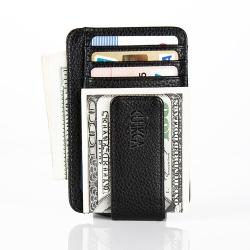 CUIKCA HF-888 New Fashion Women Men Wallet Money Clip Magnet Clip Ultrathin Pocket Clamp ID & Credit Card Case Mini Wallet Purse