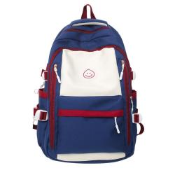 ZR835 Schoolbag New Backpack Fashion High Capacity Unisex Computer Laptop Bag Nylon High School Students Letter Backpack Trend