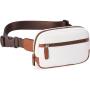 Custom Luxury Designer PU Leather Durable Mini Sports Bum Fanny Pack Waist Belt Bag With Adjustable Strap