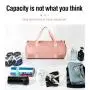 Wholesale Large Capacity Sports Yoga Bag Cute Colorful Custom Logo Single Shoulder Wet Dry Travel Bag Portable Duffel Bag