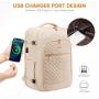 LOVEVOOK 40L Large Waterproof Laptop Travel Backpack Flight Approved Carry on Backpack with 3pcs Packing Cubes