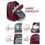 LOVEVOOK wholesale 2023 quality business waterproof nylon backpacks school travel women men smart laptop backpack