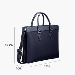 New Arrival Portable Vegan Mens Briefcase Business Computer Bags Fully Custom Logo Functional Office Laptop Bags For Men