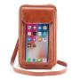 OEW090 Fashion Casual Leather Wallet Waterproof Leather Phone Bag For Women Crossbody Shoulder Bag Touch Screen Phone Purses Bag
