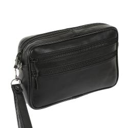 2024 new design wholesale Clutch Men's Business Briefcase Men's Clutch Soft Leather Long Casual Zipper Wallet Clutch