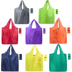 X-Large 50LBS Groceries Bags Eco-friendly Ripstop Machine Washable Sturdy Lightweight Reusable Foldable Shopping Bag