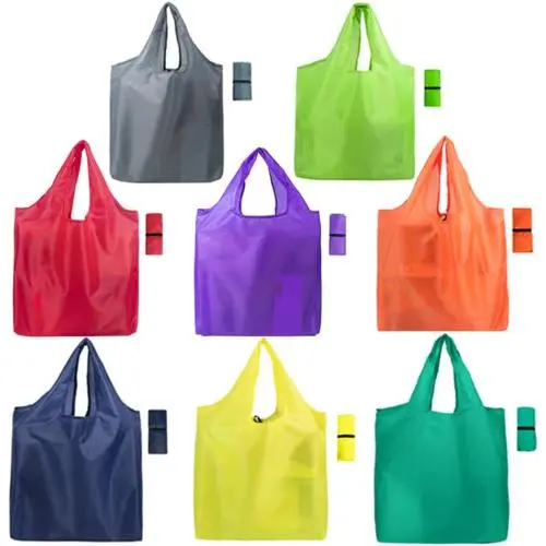 X-Large 50LBS Groceries Bags Eco-friendly Ripstop Machine Washable Sturdy Lightweight Reusable Foldable Shopping Bag