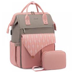 2023 LOVEVOOK 2pcs Custom Extra Large 15.6 17 Inch Elegant ladies Travel Daily life College Laptop Backpack for Women