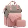 2023 LOVEVOOK 2pcs Custom Extra Large 15.6 17 Inch Elegant ladies Travel Daily life College Laptop Backpack for Women