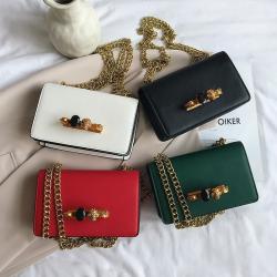 2023 New Design Lock Bag Fashion Handbags PU Leather Woman Bags Luxury Chain Bolsos Shoulder Crossbody Bag WF221020