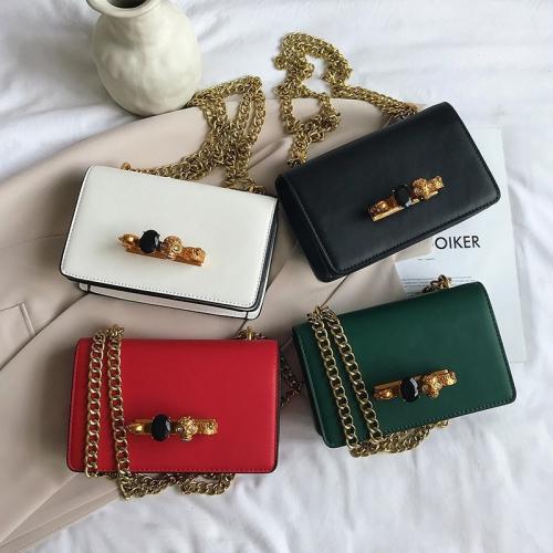 2023 New Design Lock Bag Fashion Handbags PU Leather Woman Bags Luxury Chain Bolsos Shoulder Crossbody Bag WF221020