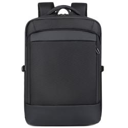 Large-Capacity Double-Layer USB Nylon Business Travel Backpack Waterproof Custom LOGO Unisex Manufactured Backpack Manufacturers