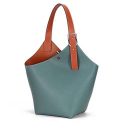 New Arrival Genuine Leather Women Bags Handbag Custom Fashion Luxury Lady Bucket Tote Designer Bags