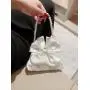 2024 New wholesale women luxury small white evening purses retro satin clutch bag handbags sac tendance 2024