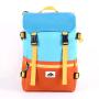 CHANGRONG Custom color block design rpet polyester casual sports backpacks