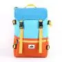 CHANGRONG Custom color block design rpet polyester casual sports backpacks