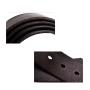 Durable heavy duty men genuine leather belt vegetable tanned belts leather