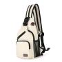 HR364 New Fashion Unisex Chest Bag Wholesale Single Shoulder Waterproof Backpack Oxford Cloth Earphone Hole Portable Side Bag