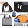 Gelory Lunch Bag For Women Men Kids Double Zippers Wide Open Bag Leakproof Thermal And Cooler Reusable Lunch Box