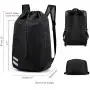 Gelory Customized Logo Outdoor Sports Drawstring Backpack Durable Portable Basketball Gym Bag