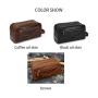 ZWY316 New Fashion Vintage Genuine Leather Men Clutch Bag Wholesale Daily Simple Wash Bag Hot Sale Practical Ladies Cosmetic Bag