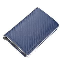 OEM037 Men Credit Card Holders Business Case Fashion Automatic RFID Card Holder Pop Up Aluminium Bank Cards Wallets