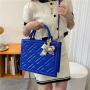 2022 Newest Silk Large Capacity Fashion Handbags For Ladies Pu Leather Women Women Bags Quality Shoulder Crossbody Bag Ladies