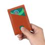 Custom Men Rfid Blocking Money Clip Wallet PU Leather Money Clips Wallet For Men